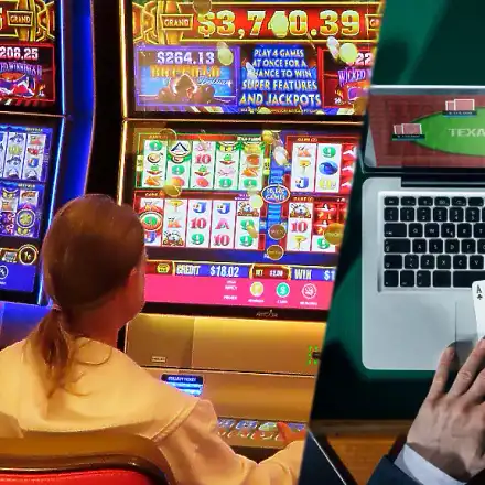 Деца влизат в борчове към казина