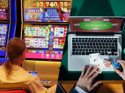 Деца влизат в борчове към казина