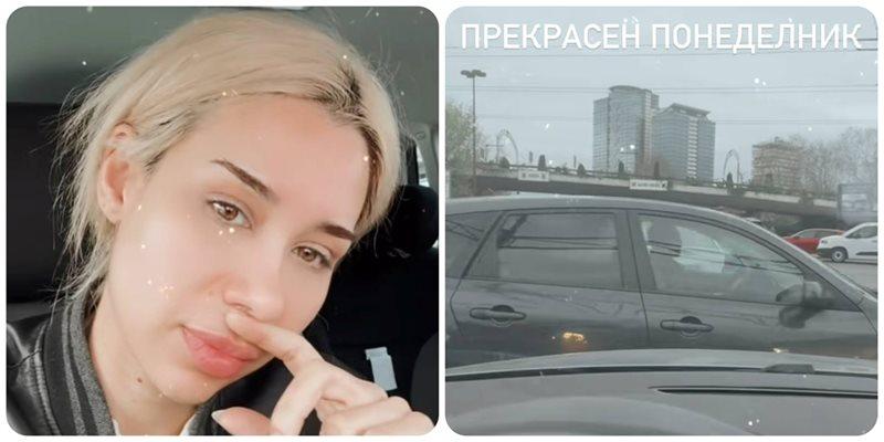 Финалистката в "Ергенът" Надежда се размина само с ругатни и закани  в пътен екшън СНИМКИ