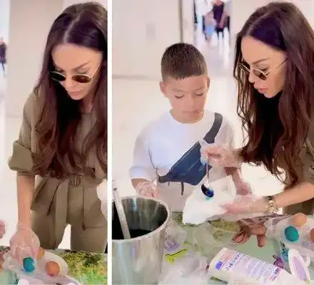 Галена боядиса яйцата