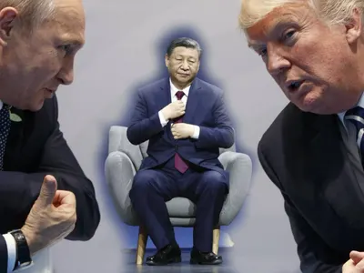 Карта показва как Тръмп, Путин и Си могат да поделят земното кълбо