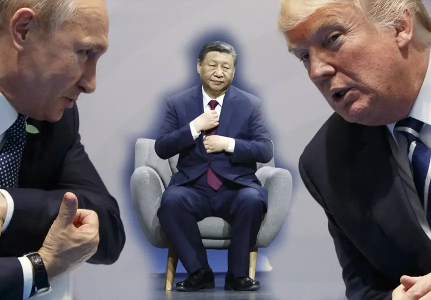 Карта показва как Тръмп, Путин и Си могат да поделят земното кълбо