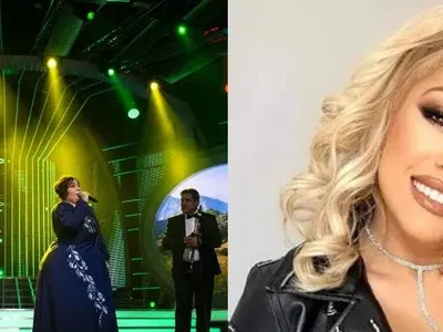 Роксана пяла с вентилатор между краката