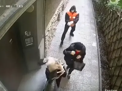 Вижте как изверг залива с бензин нотариус Людмила Тенева (ВИДЕО)