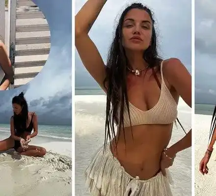 Диляна Попова на разходка по сутиен