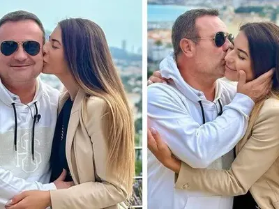 Рачков и Виктория се разцелуваха в Испания