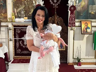 Роси Пейчева кръсти бебето