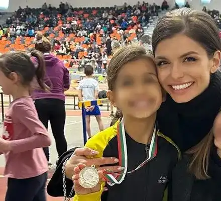 Славен Вътова тренира дъщеря си