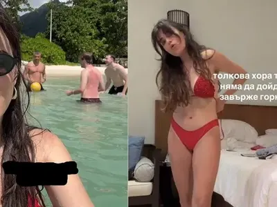 ВЗРИВ!! Андреа Банда Банда с Валери Божинов на Сейшелите: Оплаква се, че не иска да й закопчее сутиена! (СНИМКИ)