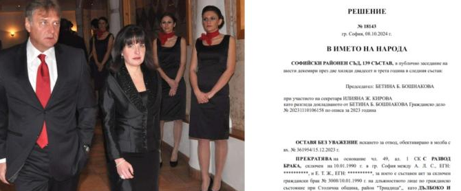 Жени Живкова обжалва развода! (Мъжът й подал молбата преди 2 години)