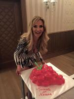 Малина със свещите на Лили