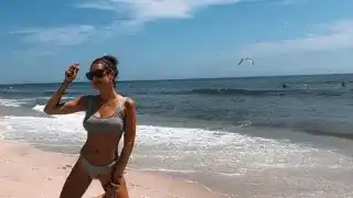 Александра Тюркмен на почивка в Турция