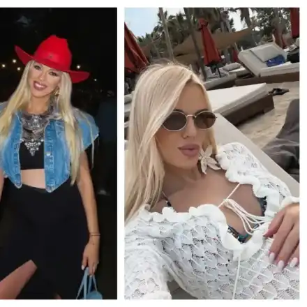 Бременната Натали Трифонова не се отказва от оскъдните тоалети