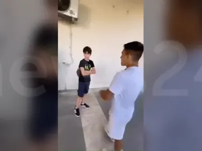 Брутален побой над дете във Видин: Тийнейджър с метален бокс удря ученик пред очите на връстници (ВИДЕО)