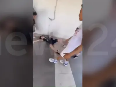 Брутален побой над дете във Видин: Тийнейджър с метален бокс удря ученик пред очите на връстници (ВИДЕО)