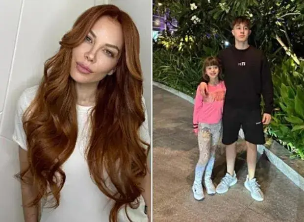 Емилия празнува с децата в парка