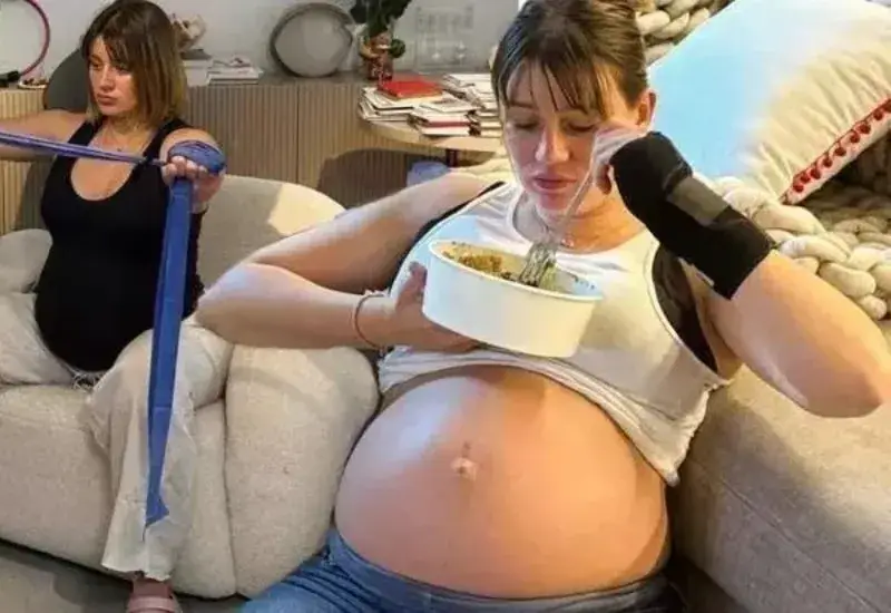 Гизем Караджа се тъпче яко преди раждането