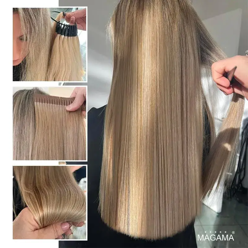 Кератинови кичури за удължаване от Магама – естествена красота без компромис