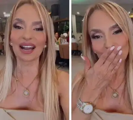 Малина със свещите на Лили