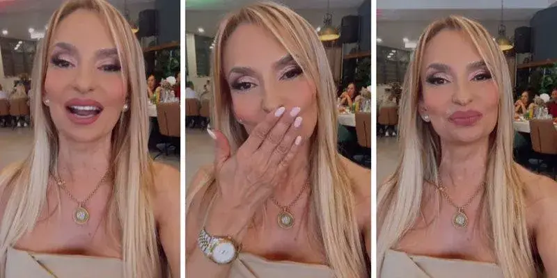 Малина със свещите на Лили