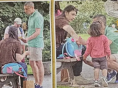 Мъжът на Лена е жената, бащата и майката в семейството (Папарашки снимки)