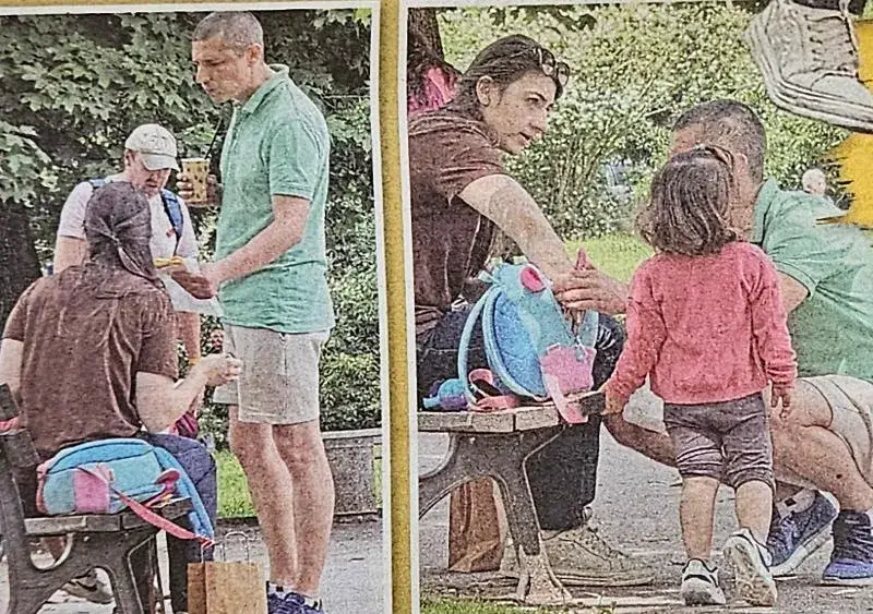 Мъжът на Лена е жената, бащата и майката в семейството (Папарашки снимки)