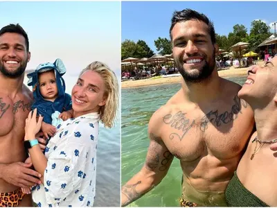 Риалити двойка кръсти детето си