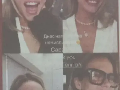 Сара на Папи Ханс грейна с нова усмивка