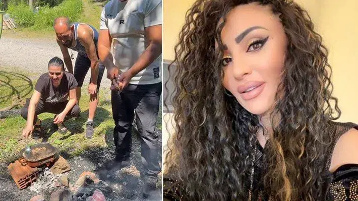 Софка готви пържоли сред природата