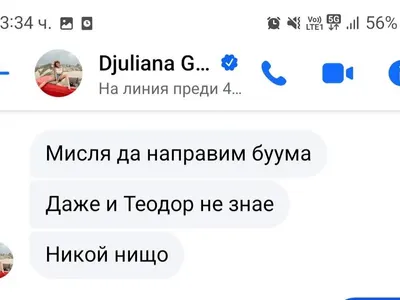 Антон Стефанов РАЗКОСТИ Джулиана Гани: Ето ви чата, в който тя поиска да напиша, че е бременна! (СКРИЙНШОТ)