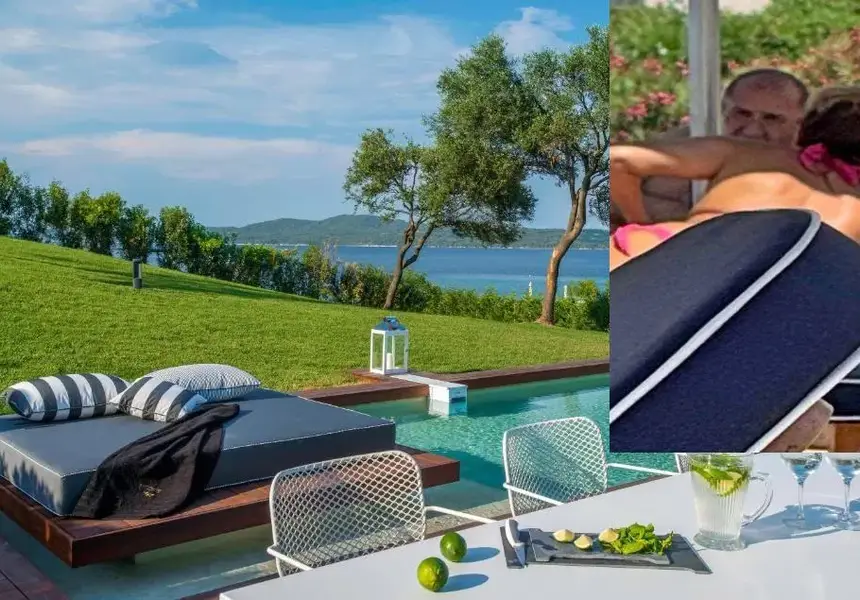 БЕЗОБРАЗЕН ЛУКС! Румен Радев и жена му се препичат в Гърция за €800 на нощ (Папарашки снимки)