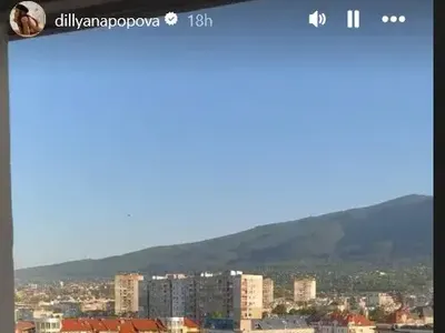 Диляна Попова гледа към Витоша от нов имот