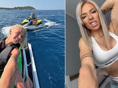 Футболен национал на ваканция със сексбомба от "Игри на волята"