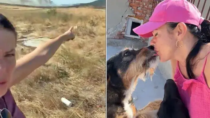 Меги Дерм: Герой на кучетата в битка с огъня!