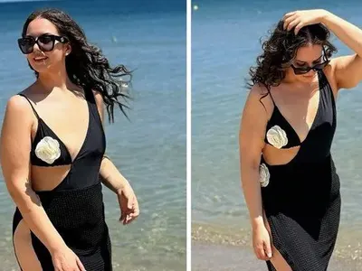Няма да я познаете! Вижте Веселка от "Биг брадър" на плажа