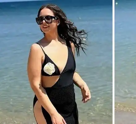 Няма да я познаете! Вижте Веселка от "Биг брадър" на плажа