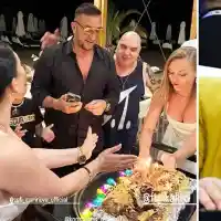 Пак на софрата: Болният Фънки купонясва с Коцето