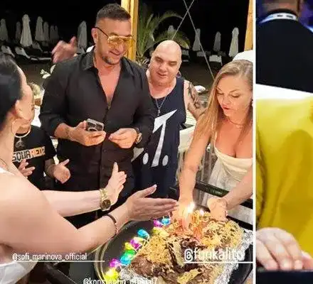 Пак на софрата: Болният Фънки купонясва с Коцето