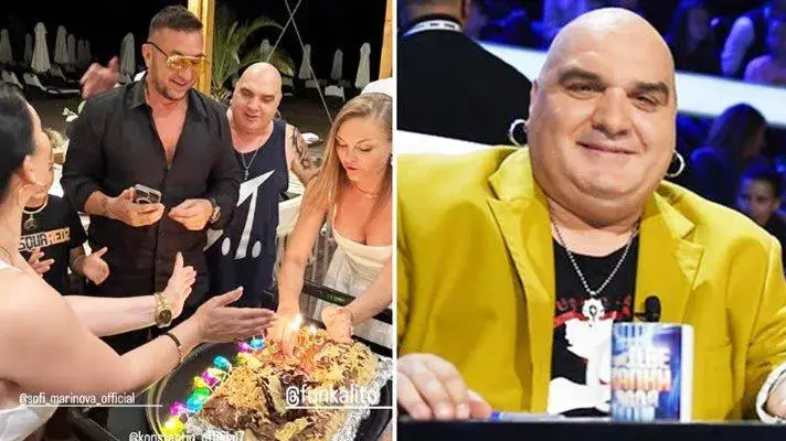 Пак на софрата: Болният Фънки купонясва с Коцето