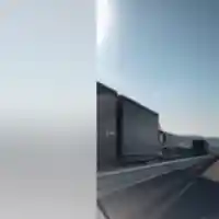 Скандал! Два тира хвърчат в насрещното със 100 км./ч (УЖАСЯВАЩО ВИДЕО)