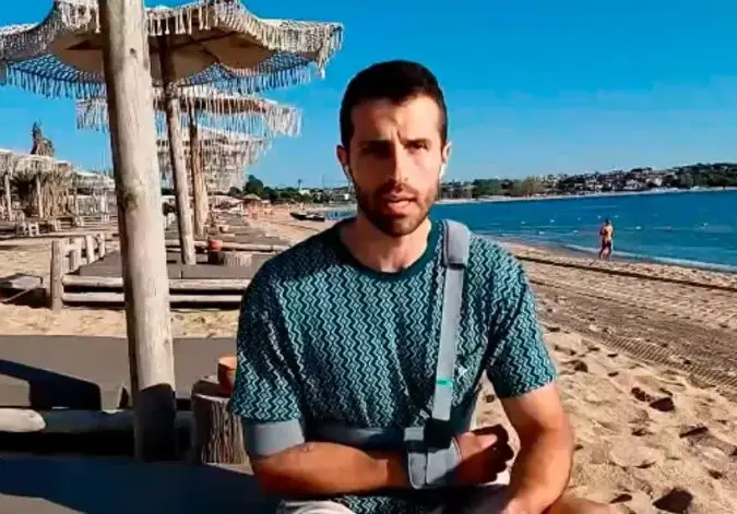 Заглавие: Шокираща травма на Георги Блажев в аквапарка в Несебър!