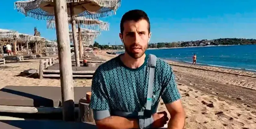 Заглавие: Шокираща травма на Георги Блажев в аквапарка в Несебър!