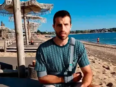 Заглавие: Шокираща травма на Георги Блажев в аквапарка в Несебър!