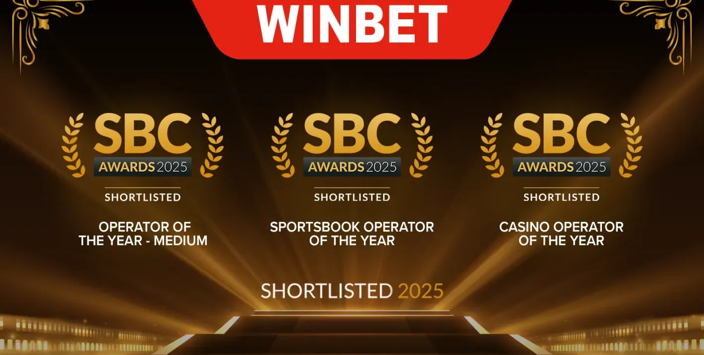 💥BREAKING NEWS: WINBET е сред най-добрите бетинг компании в света в номинациите на SBC Awards 2025