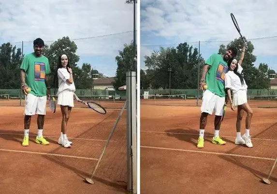 Джизъса взриви тенис корта с новата си звезда!