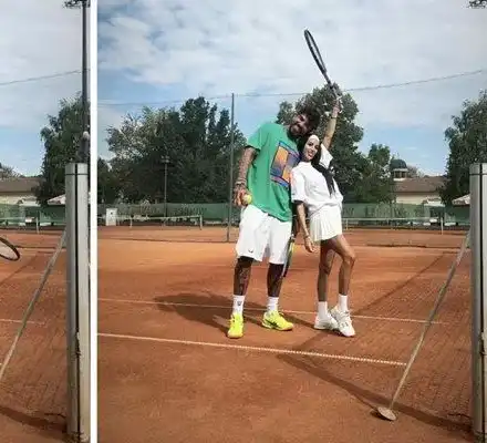 Джизъса взриви тенис корта с новата си звезда!