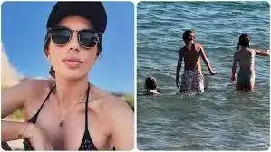 Христо Стоичков заведе внучката на море