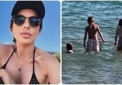 Христо Стоичков заведе внучката на море