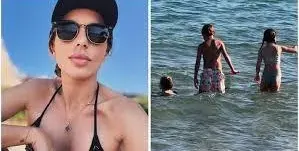 Христо Стоичков заведе внучката на море
