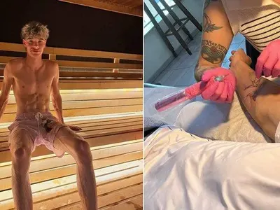 Никола Цолов шокира с новия си стил и татуировки в София!